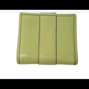 Cognac Coach wallet